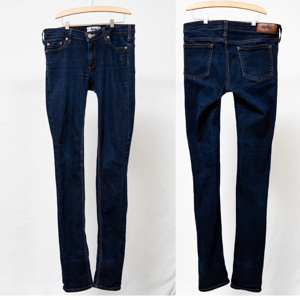 Acne Studios Dark Wash Skinny Jeans